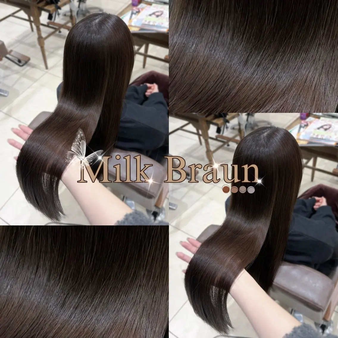 ショート カラー 透明感カラー ヘアカラー トリートメント 寒色/デザインカラー 🪽_マヒルのヘアスタイル