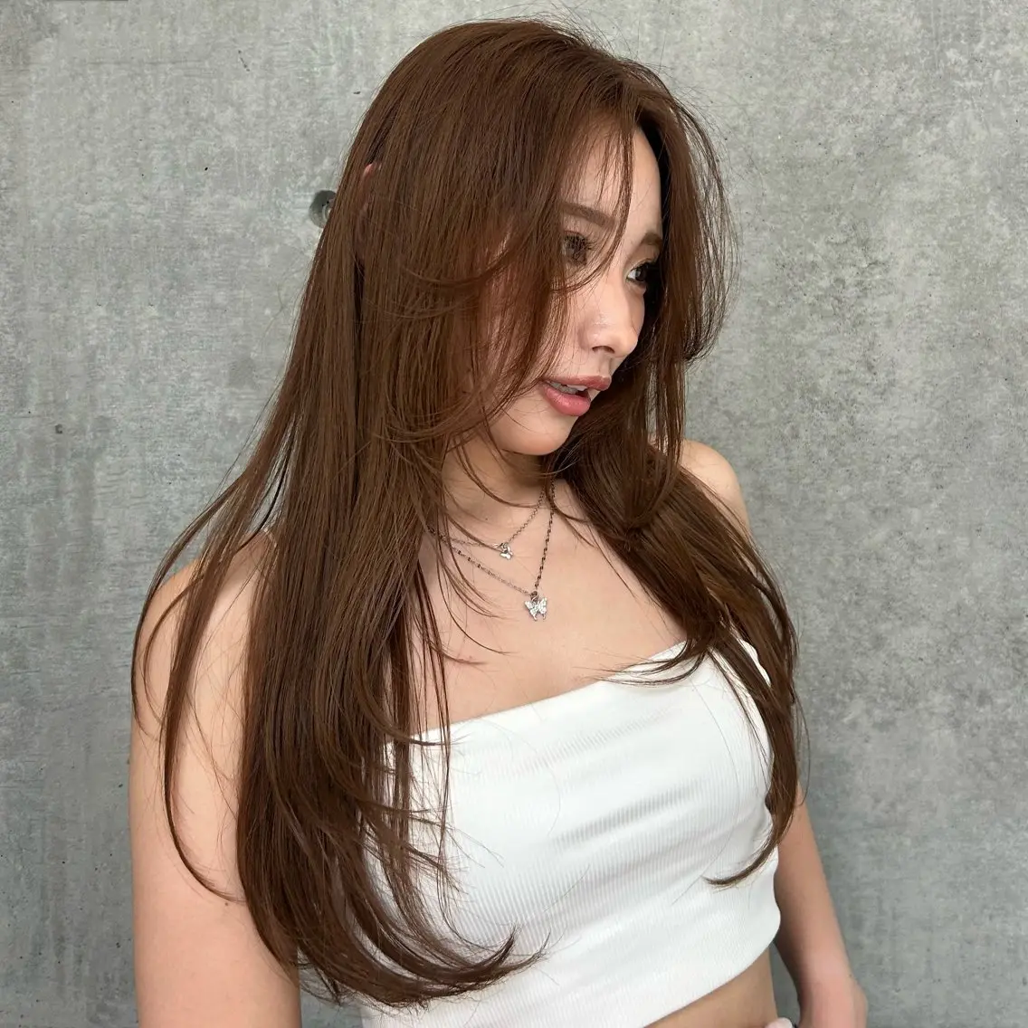 ロング 🍒ハイレイヤー🍒 海外ヘア🍒Momoのヘアスタイル
