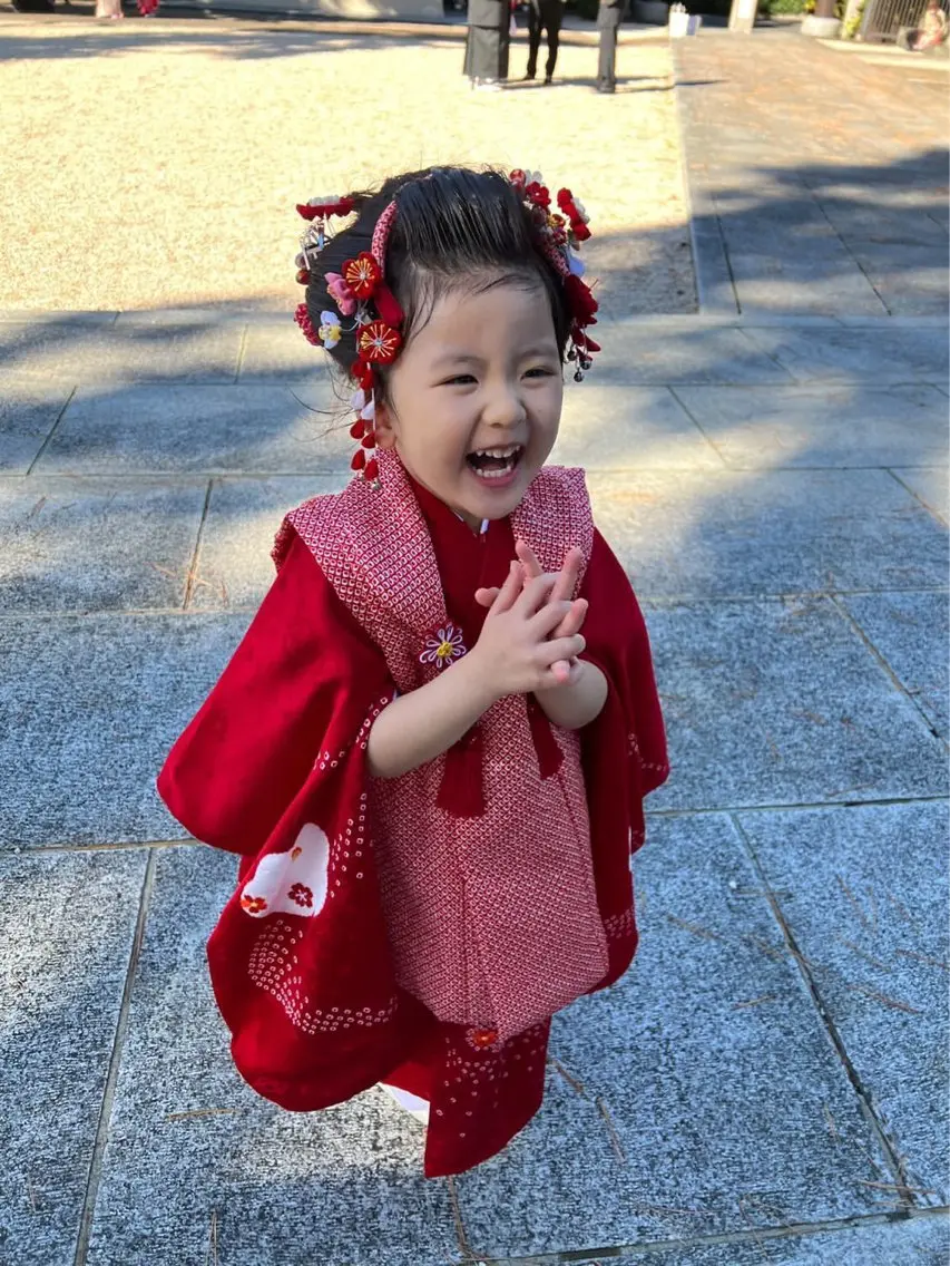 七五三　３歳　着付け＋ヘアセットの写真
