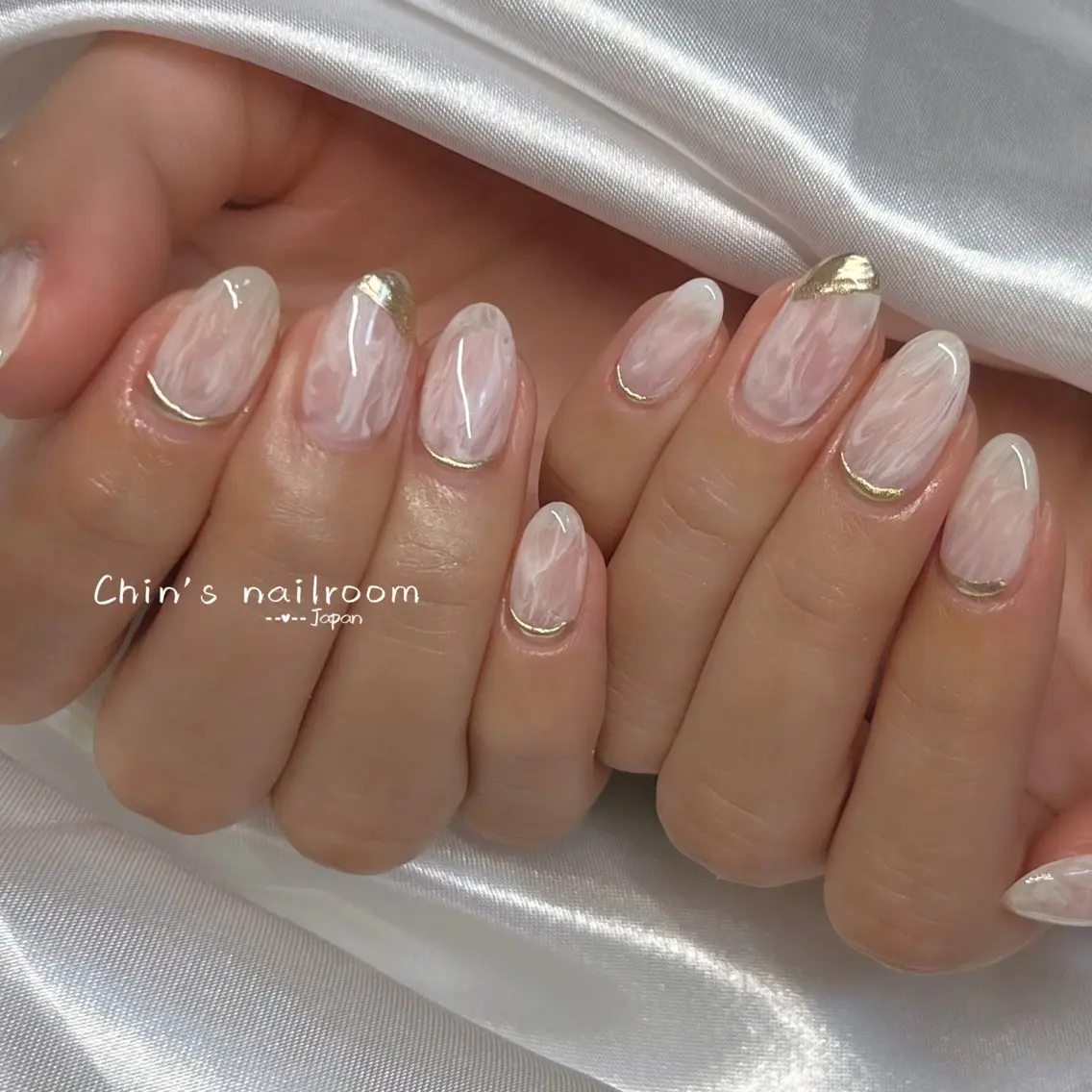 ネイル 韓国ネイル ワンホンネイル Kawaii ChibaNailのネイルデザイン
