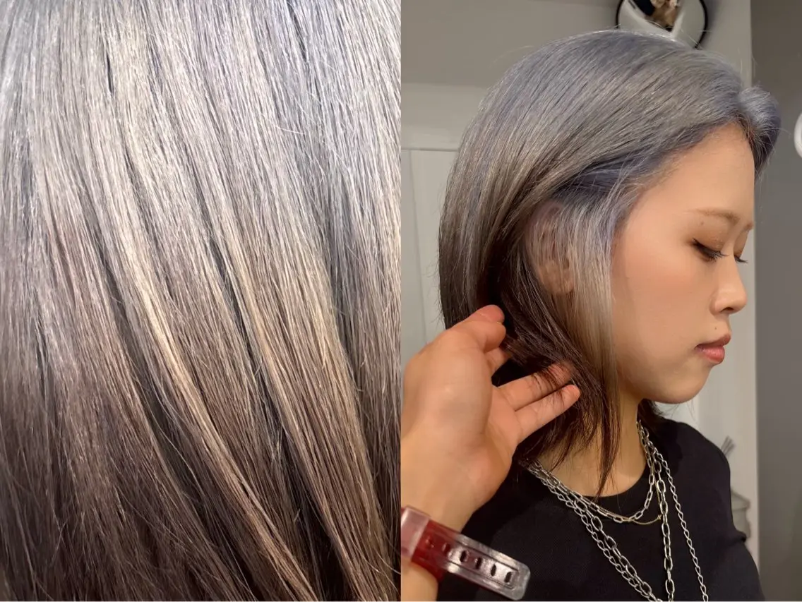 カラー ヘアカラー ブリーチ/デザイン 🎀Kanoのヘアスタイル