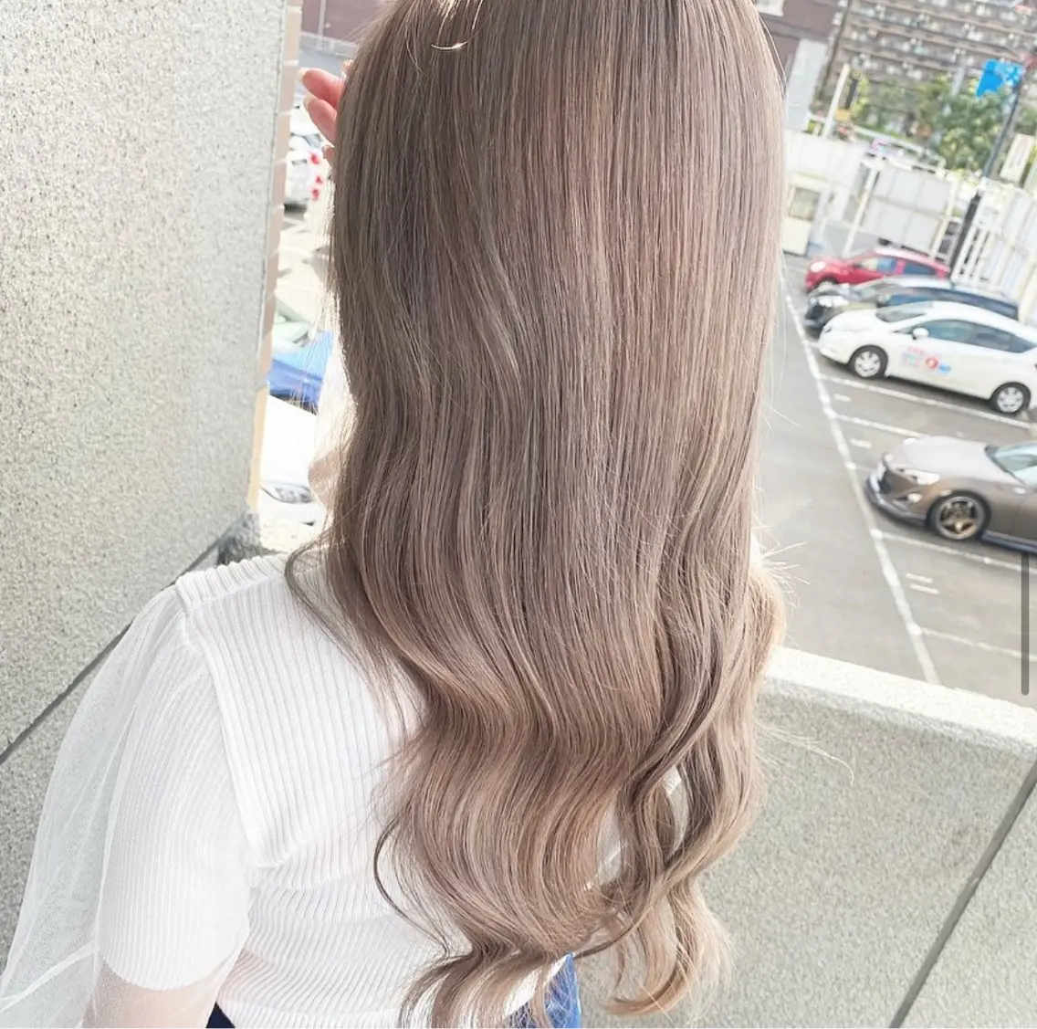 ロング ヘアカラー 透明感カラー/ 冨永隆誠のヘアスタイル