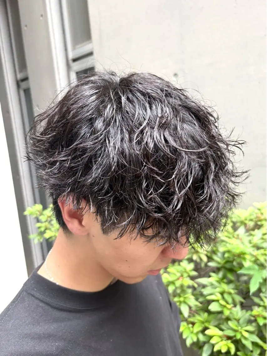 ショート パーマ メンズ 【メンズ特化】 横浜美容師kuのヘアスタイル