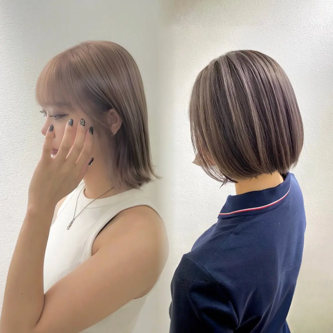 ショート カット ヘアカラー トリートメント ヘッドスパ ヘアセット 🫧似合わせボブ縮毛 矯正/ブリーチ清野のヘアスタイル