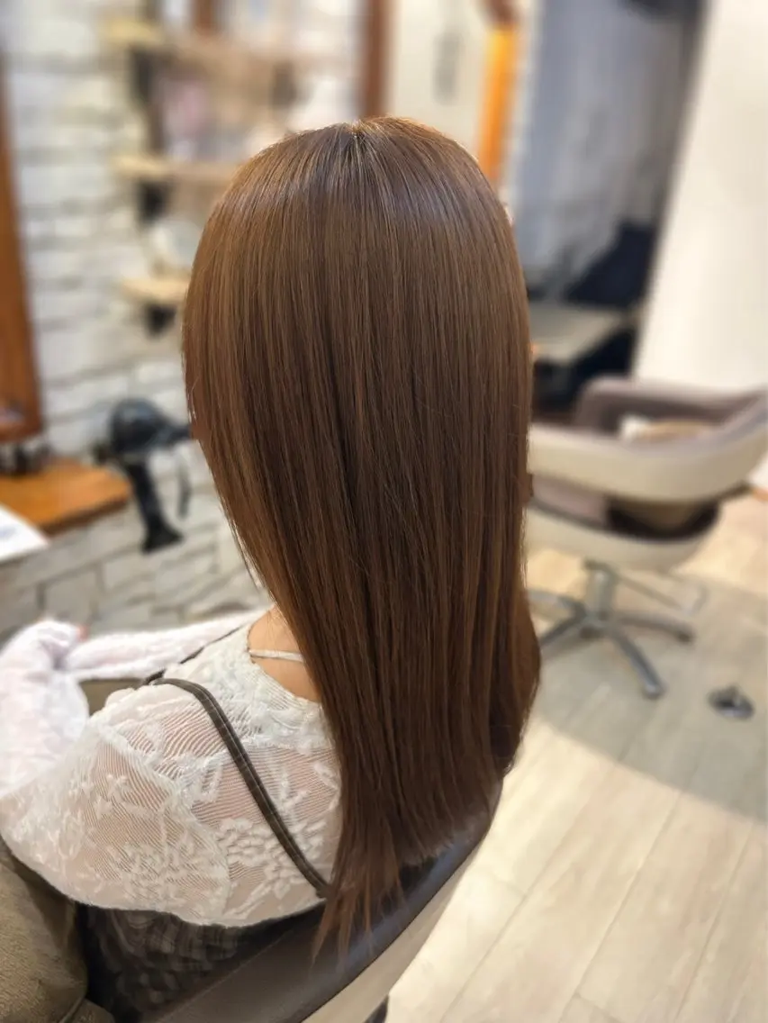 カラー ﾕｳﾅ /ツヤ感カラーのヘアスタイル
