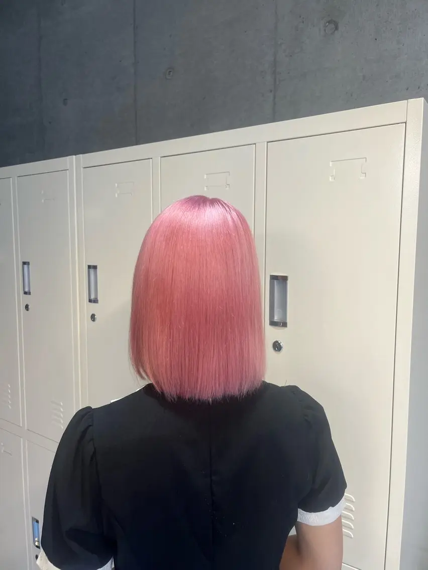カラー pink hair 🩷mayu🩷のヘアスタイル