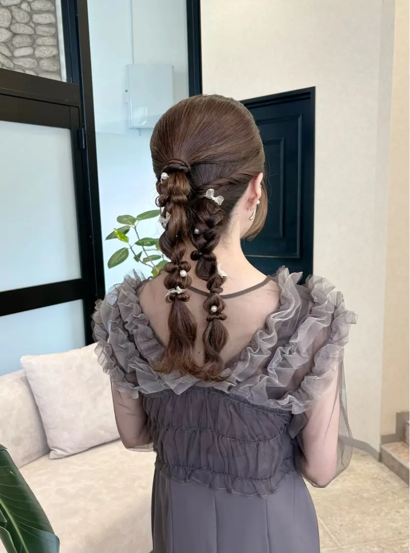 ヘアアレンジ ヘアセット yoshika 🐻 MATTYのヘアスタイル