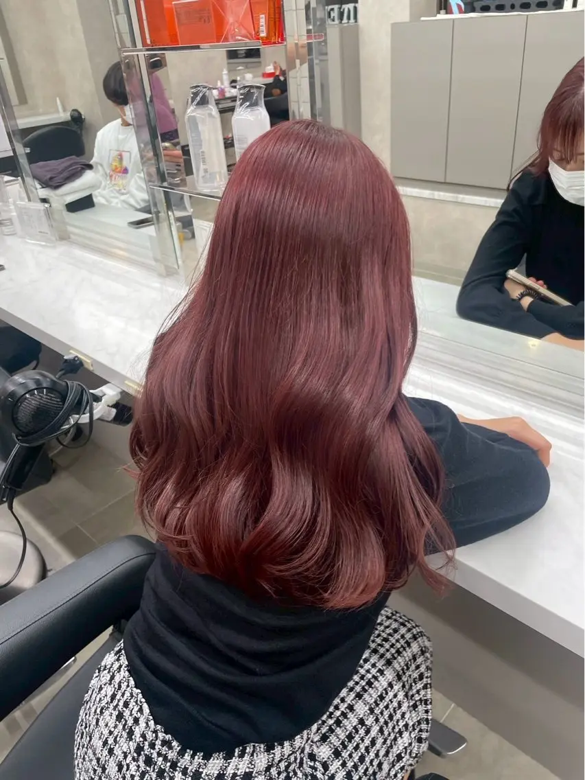 カラー ブリーチ ダブルカラー ブリーチなしカラー 髪質改善 🍒暖色ダブルカラー /FUKA🍒のヘアスタイル