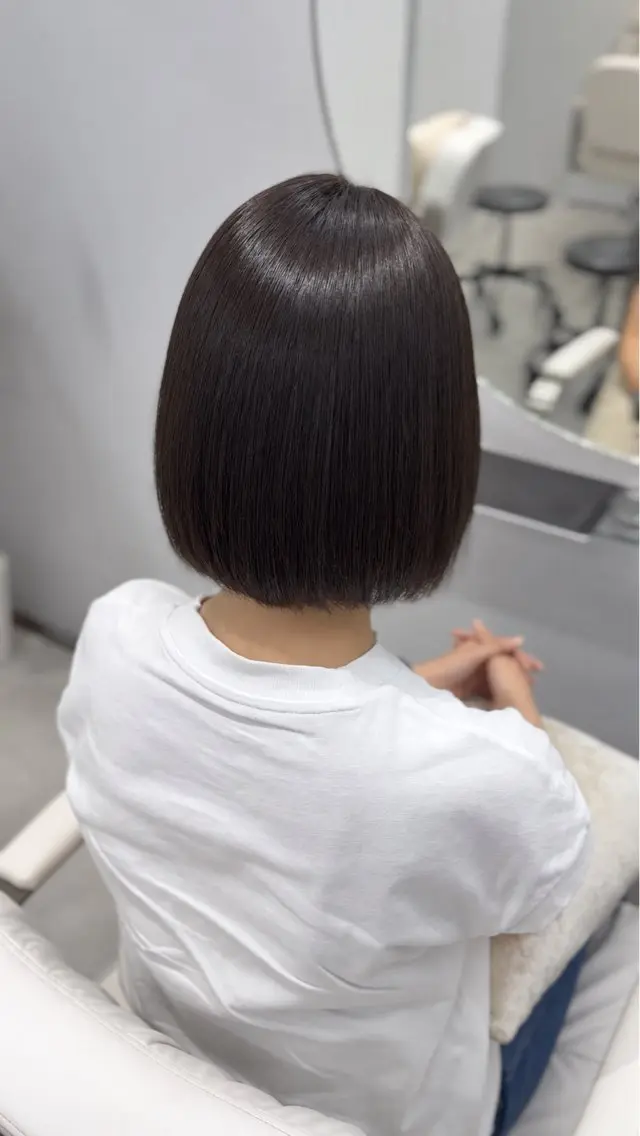 【ショート限定✨】自然な縮毛矯正+ケアトリートメント付きの写真