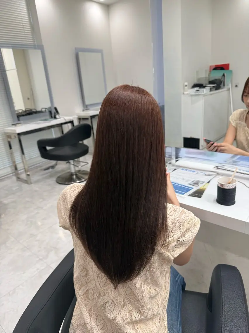 ロング カラー ヘアカラー 🍀ブラウンベージュ sakura🍀のヘアスタイル