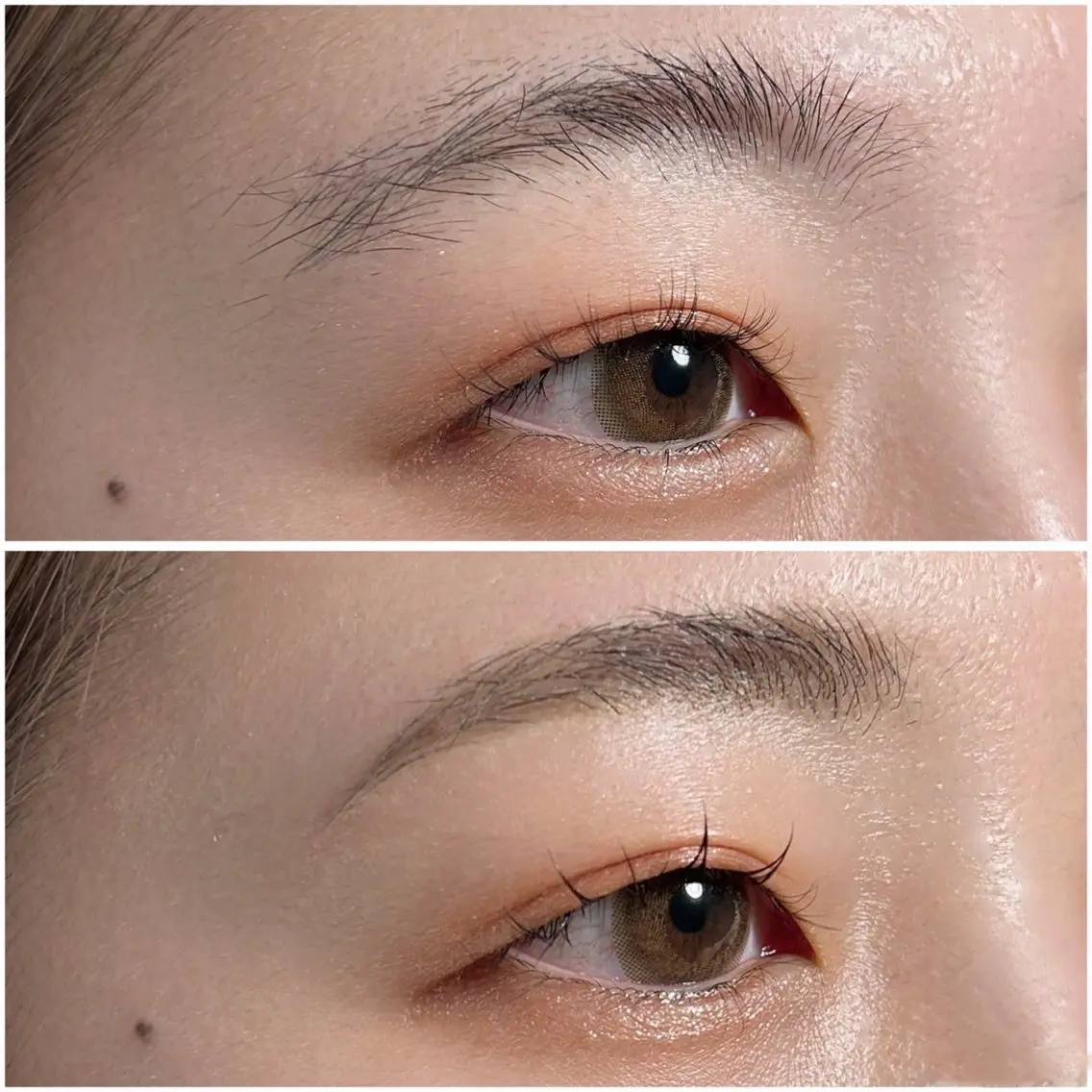 アイブロウ HINA🎀韓国ヘア エクステ/小顔カットのヘアスタイル