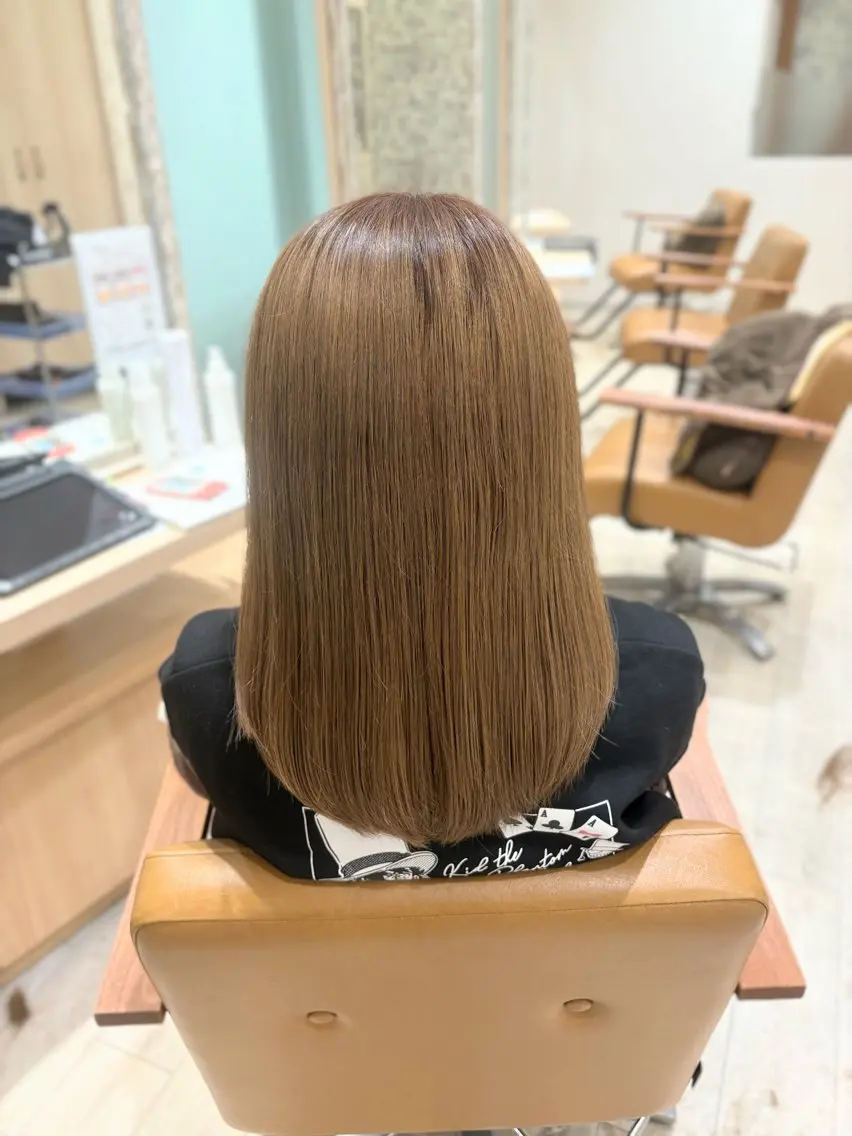 ミディアム U24✨️0円モデル 🎀藤村音寧🎀のヘアスタイル