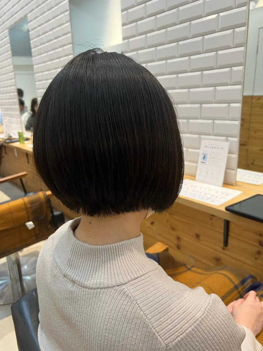 ショート ボブ カット MATSU 🌟韓国🇰🇷のヘアスタイル
