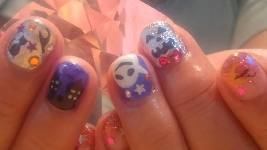 ネイル ハロウィン ネイルスペースR 小林のネイルデザイン