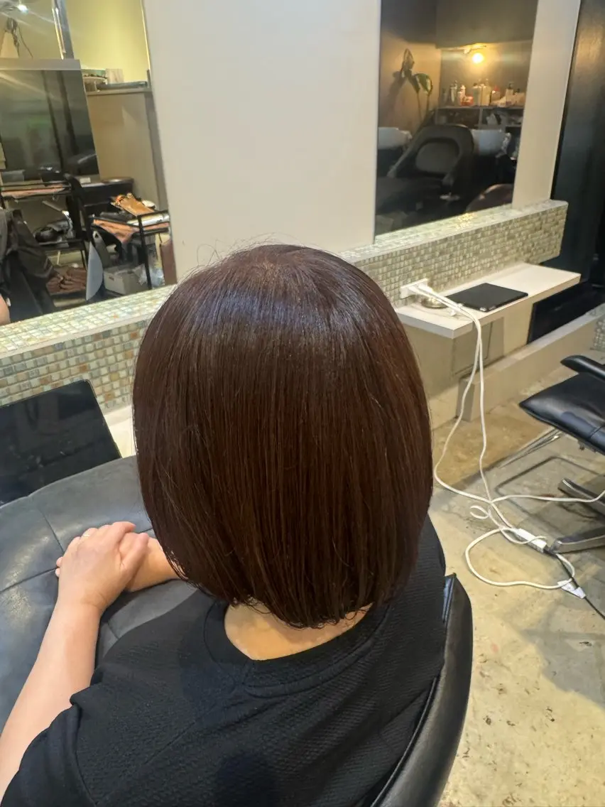 カラー ヘアカラー 櫻木 志穏のヘアスタイル