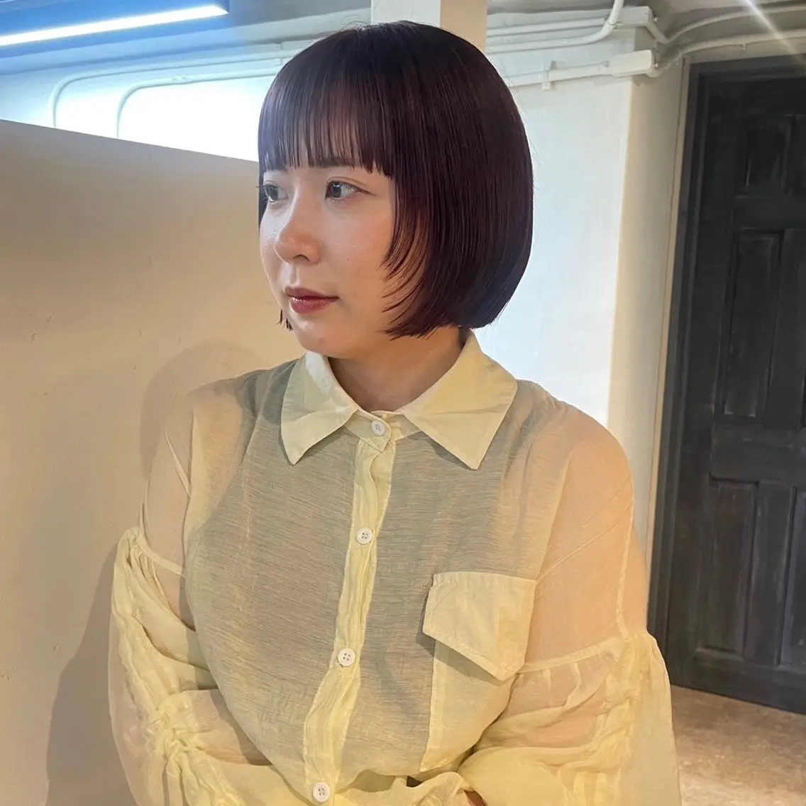 ショート カラー ブリーチ ブリーチなしカラー 野村矩樂/パーマ /縮毛矯正のヘアスタイル