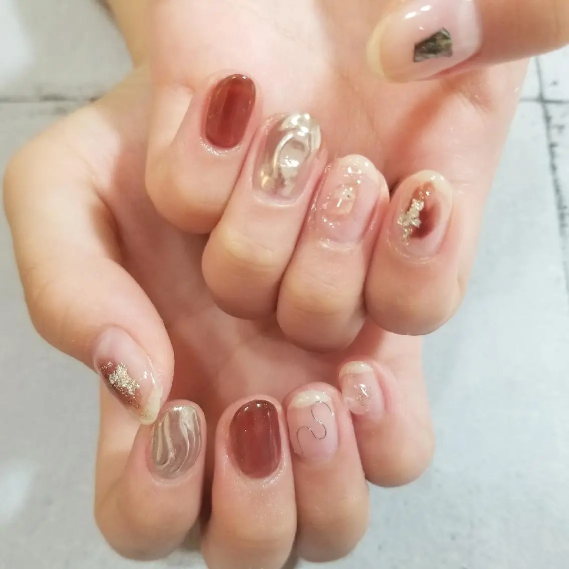 ネイル アートネイル nijiiro🌈 サトウのネイルデザイン