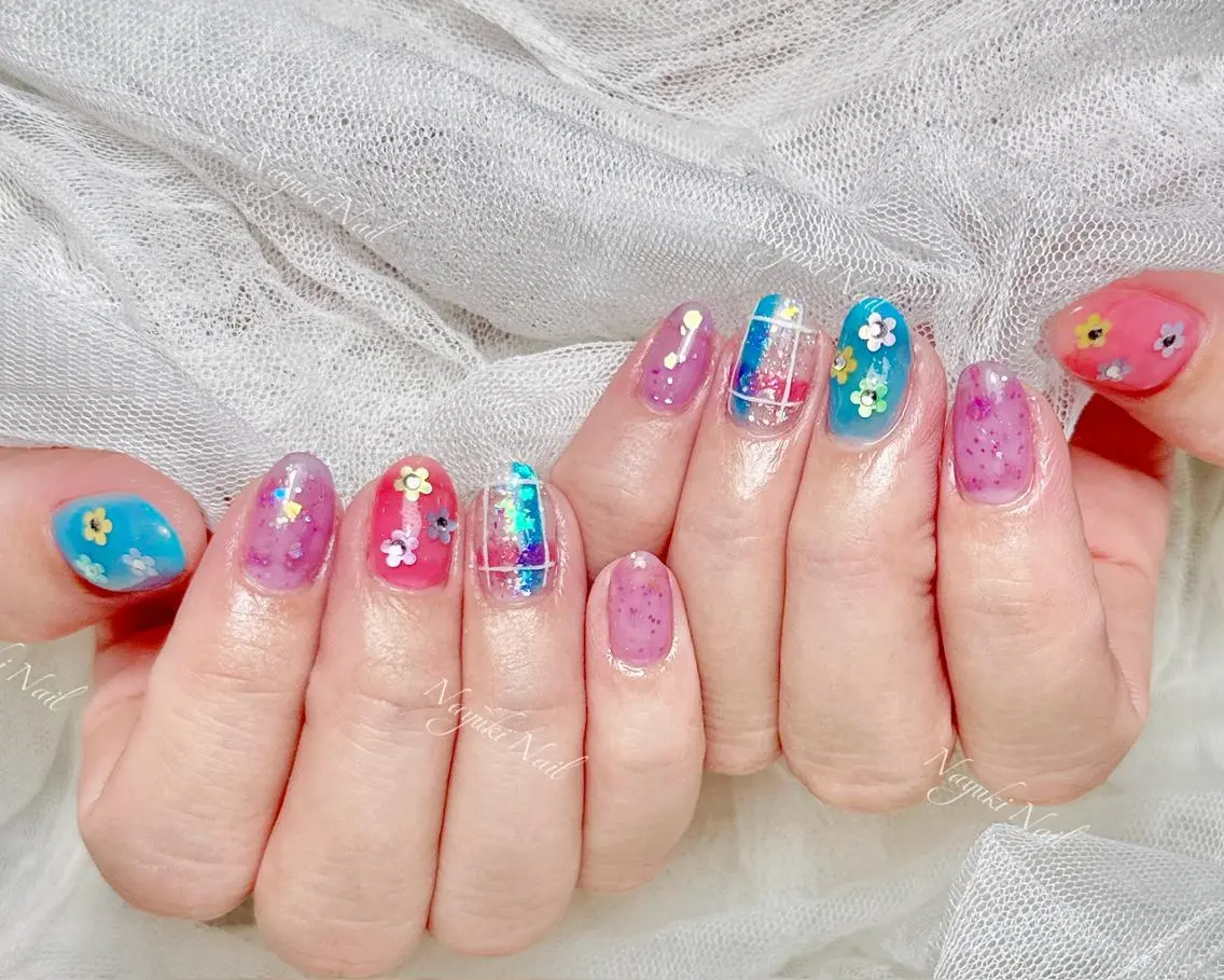 ネイル 🎀 moo~ 🎀のネイルデザイン