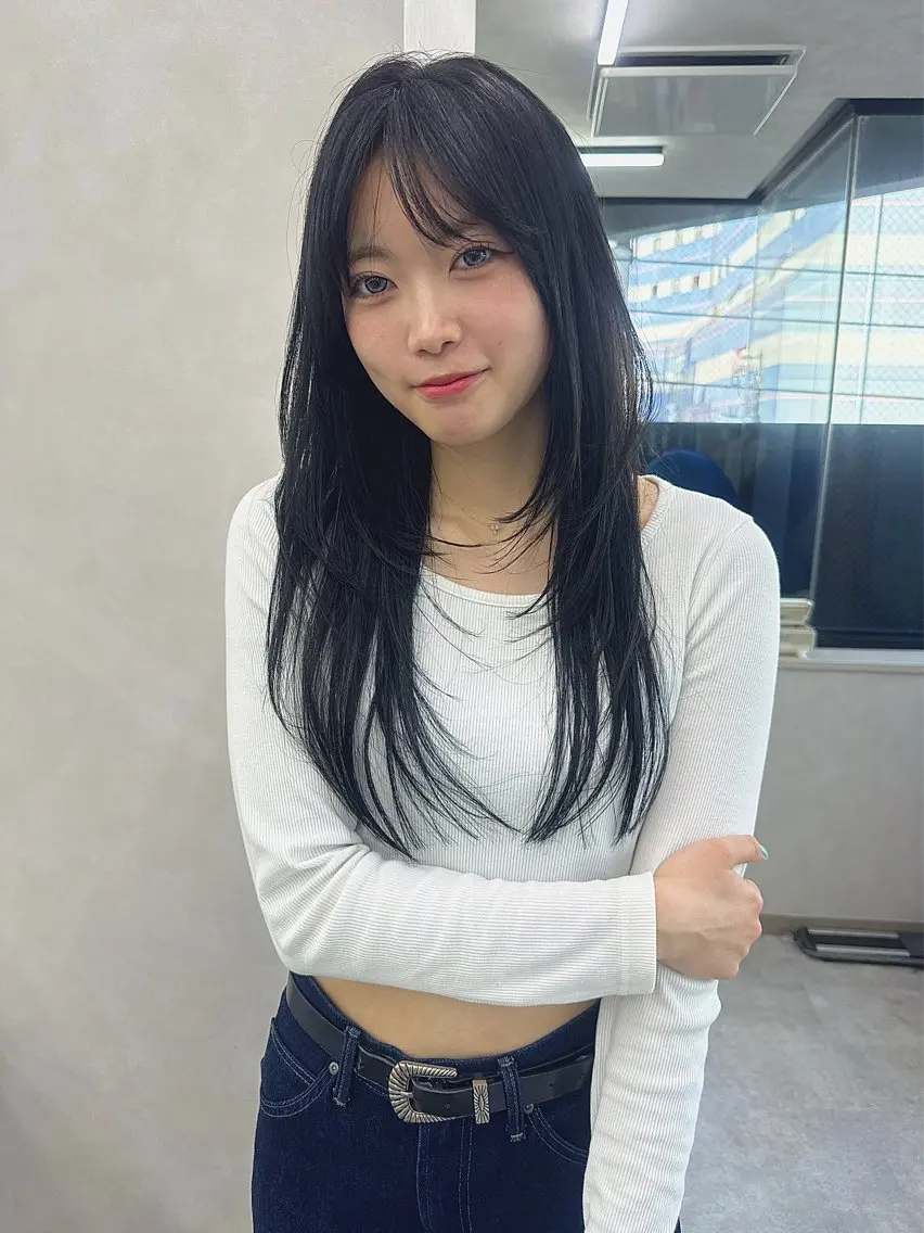 ロング カラー 店長 小池アキトのヘアスタイル