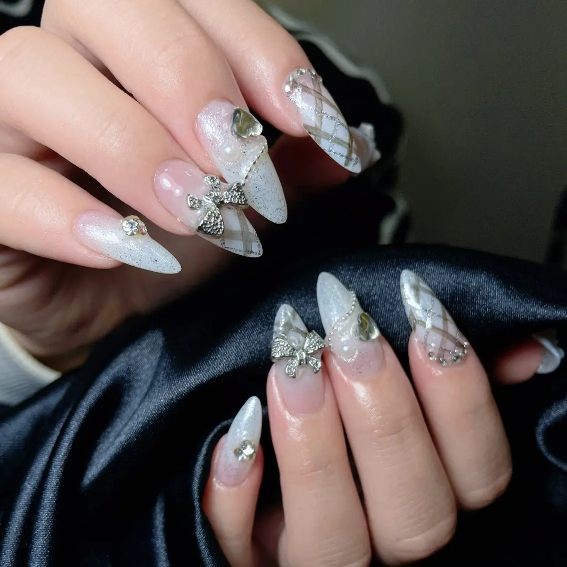 ネイル チークネイル 桜ネイル 長さ出し フットネイル ジェルネイル ハンドネイル YURI NAILのネイルデザイン