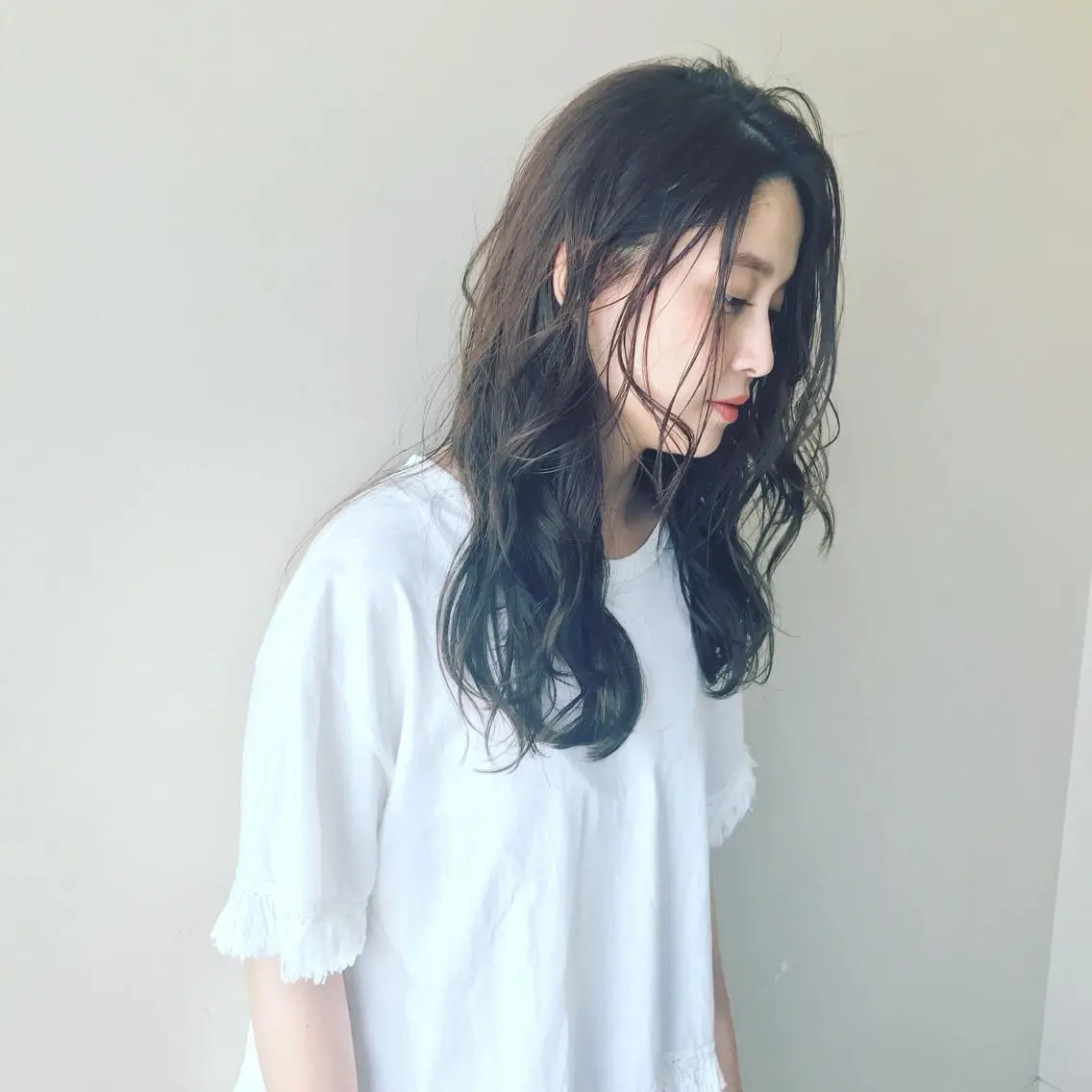 セミロング 菅谷 昌央のヘアスタイル