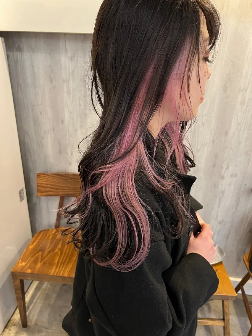 ロング カット ヘアカラー 舘野 太嘉宏のヘアスタイル