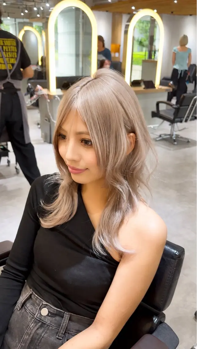 ロング カラー カット ヘアカラー トリートメント レイヤーカット/ ブリーチカラー/雅人のヘアスタイル