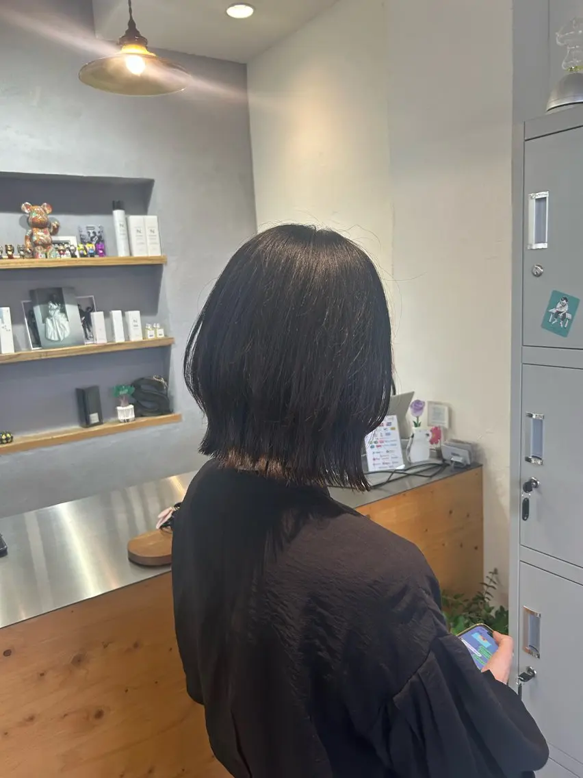 ショート ボブ くびれヘア レイヤーカット Sugarlu 吉田 晴香のヘアスタイル
