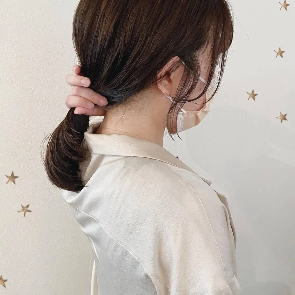 ミディアム 市川 千夏のヘアスタイル
