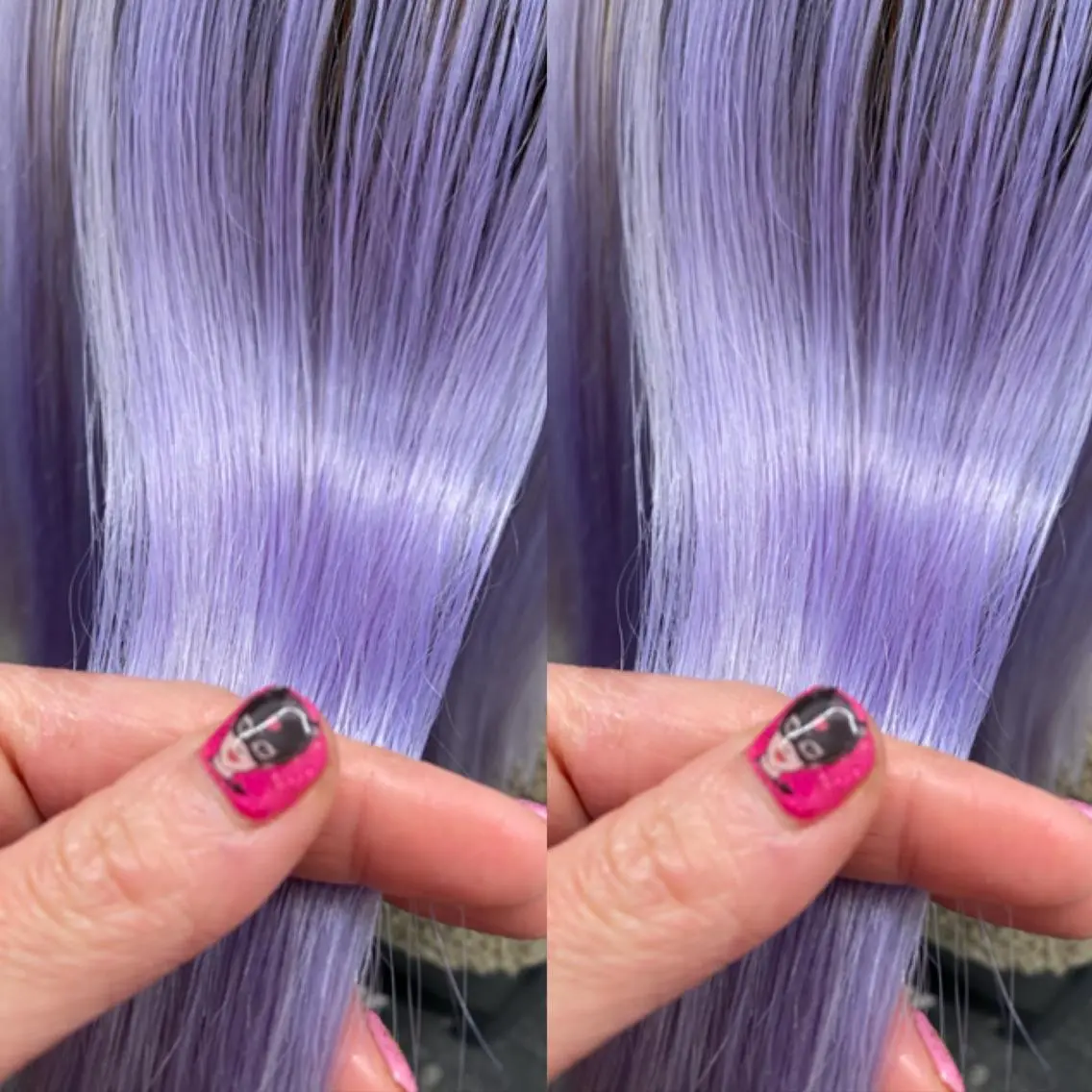 セミロング ヘアカラー トリートメント サイレント美容師 アイリィのヘアスタイル