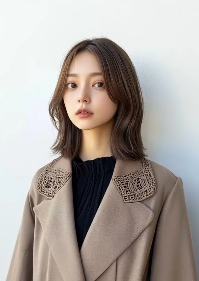 ミディアム 艶カラー/ヘアセット 着付け　ふうか　渋谷のヘアスタイル