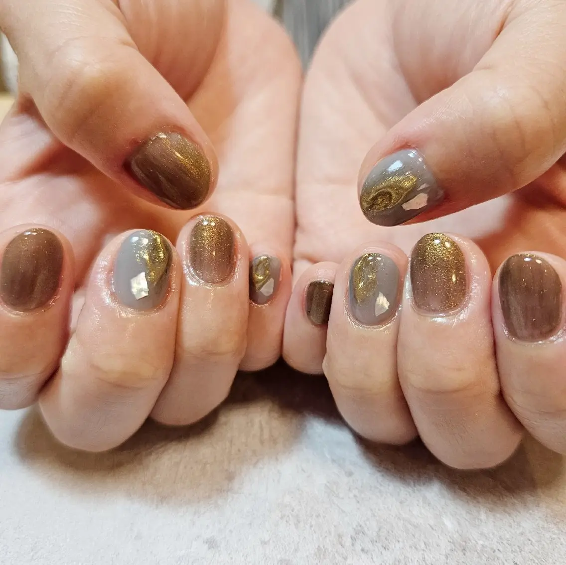 ネイル ジェルネイル ニュアンスネイル パラジェル ハンドネイル Nailsalon manoのネイルデザイン