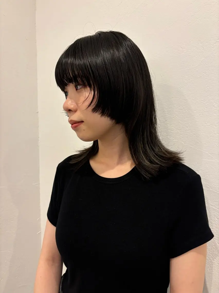 セミロング 優子/ 似合わせカットカラーのヘアスタイル