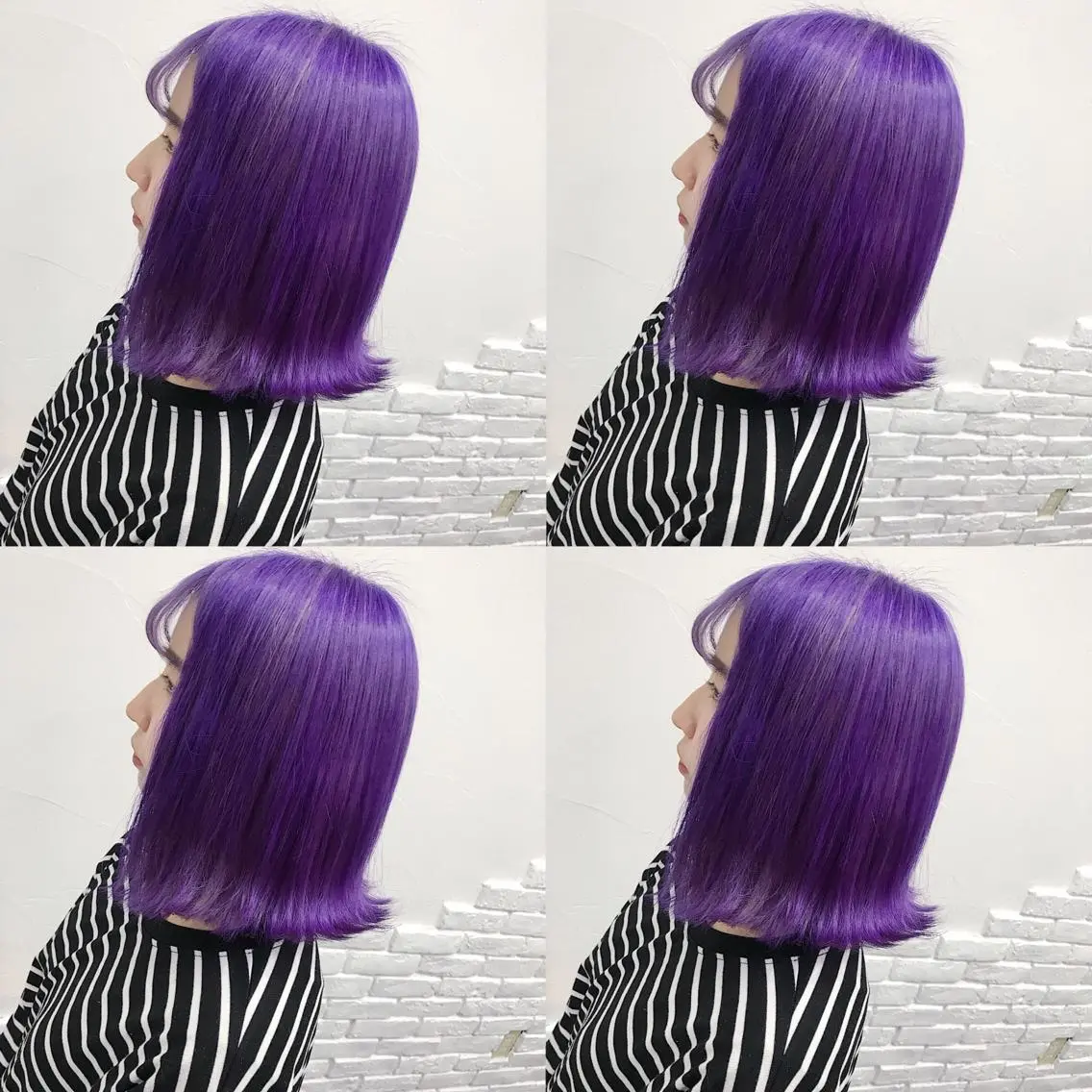 ミディアム カラー ヘアアレンジ ヘアカラー トリートメント TAKUMAブリーチ /切りっぱなし🪽のヘアスタイル