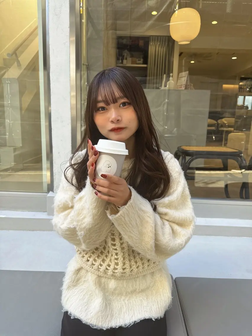 ミディアム カラー カット ヘアカラー トリートメント 💎透明感カラー特化 💎TAISEIのヘアスタイル