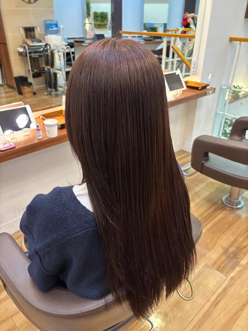 カラー グレージュ オリーブグレージュ オリーブグレー ヘアカラー 登威吹 /似合わせカラーのヘアスタイル