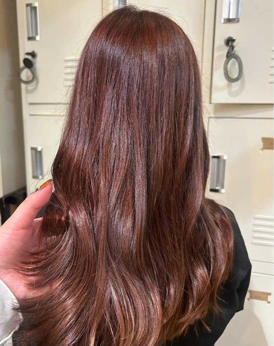 カラー ベージュカラー ピンクカラー ピンクベージュ 🫧くちき りお🫧のヘアスタイル