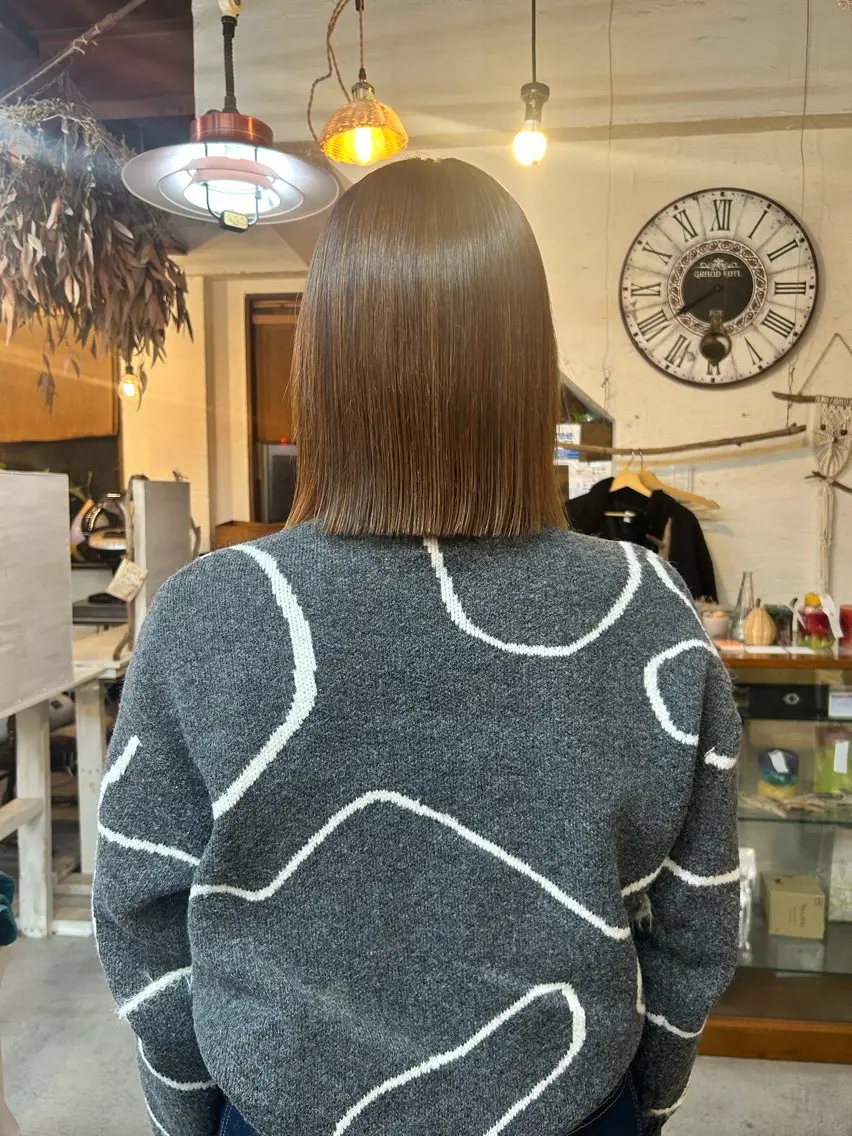 切りっぱなしカットモデルの写真