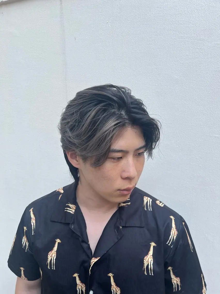 カラー メンズ メンズハイライト ハイライトカラー カット ヘアカラー トリートメント ✨メンズスタイル✨ Daiのヘアスタイル
