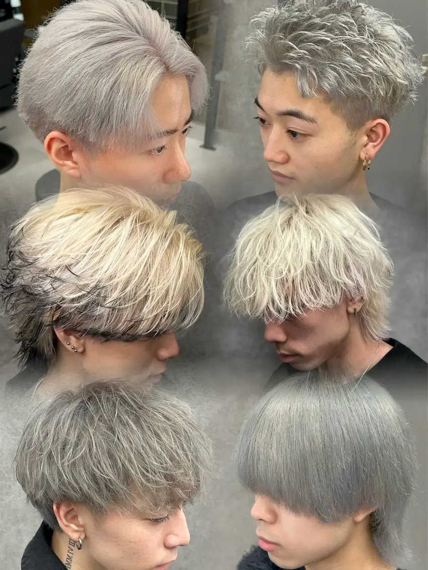 カラー パーマ メンズ カット ヘアカラー 札幌メンズ指名 No. 1/光👑のヘアスタイル