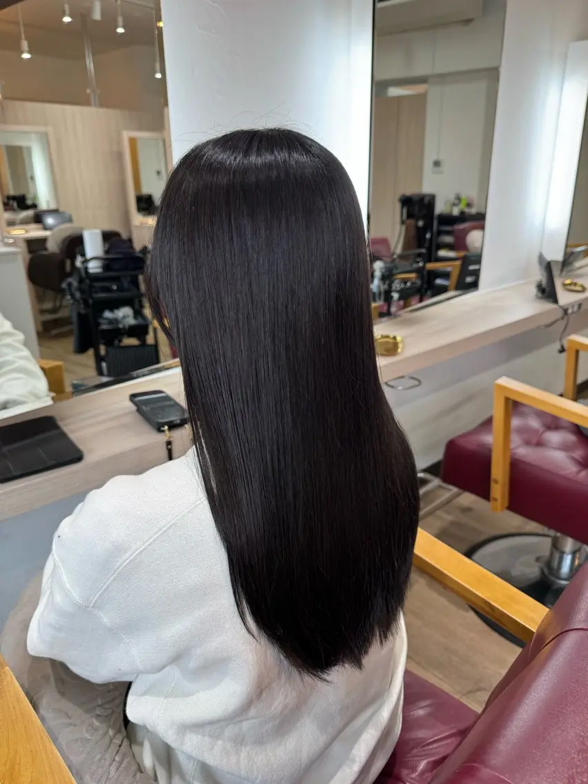 ロング カラー カット ヘアカラー トリートメント ish by fan .代表✂️木谷宏夢のヘアスタイル