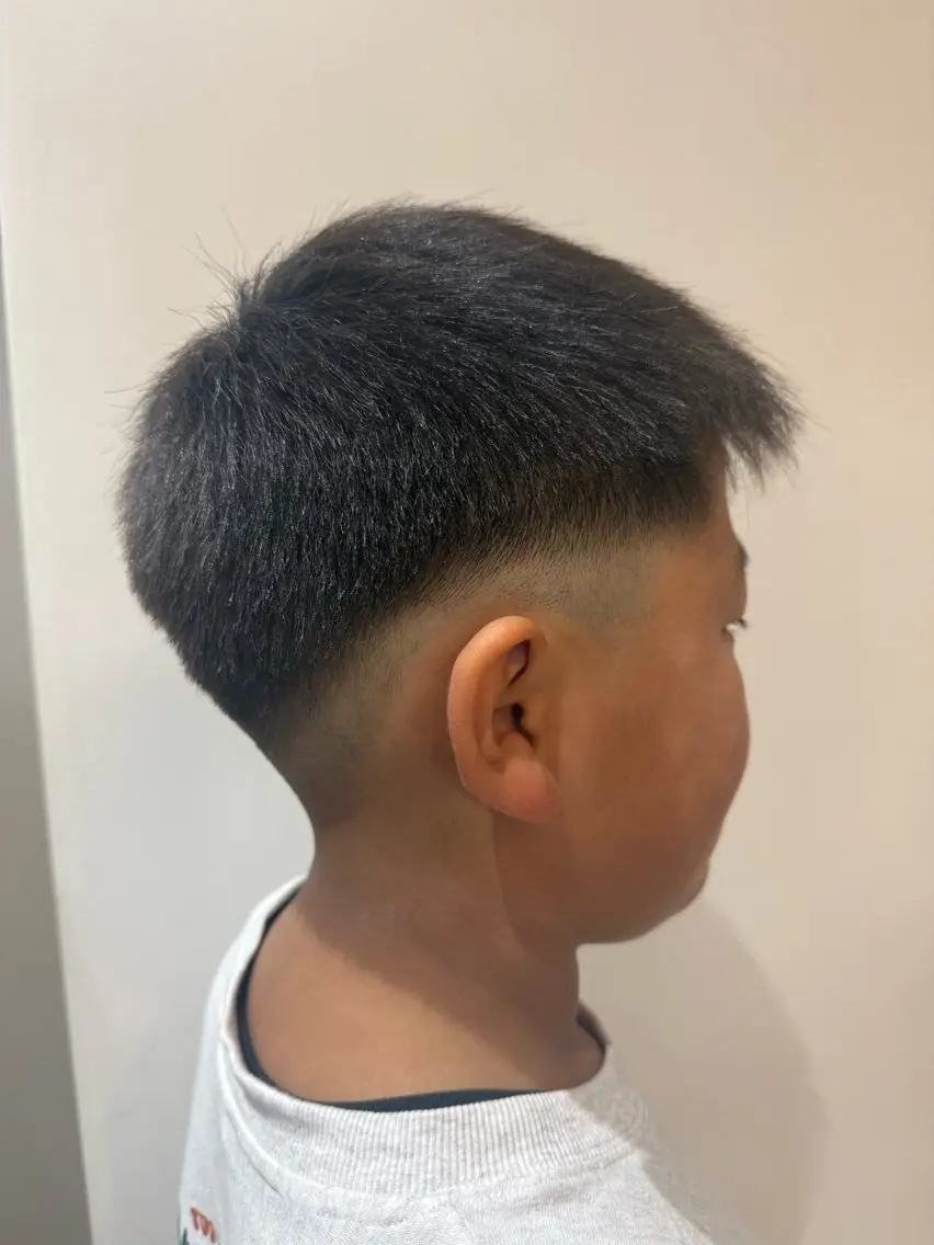 メンズ キッズ 刈り上げ カット 藤田 歩夢のヘアスタイル