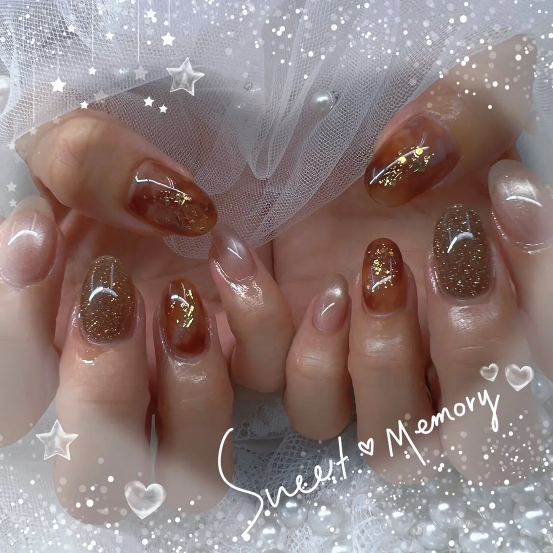 ネイル チークネイル フレンチネイル ガーリー ガラスフレンチ グラデーション ハンドネイル ハンドケア Chill Nailsalonのネイルデザイン