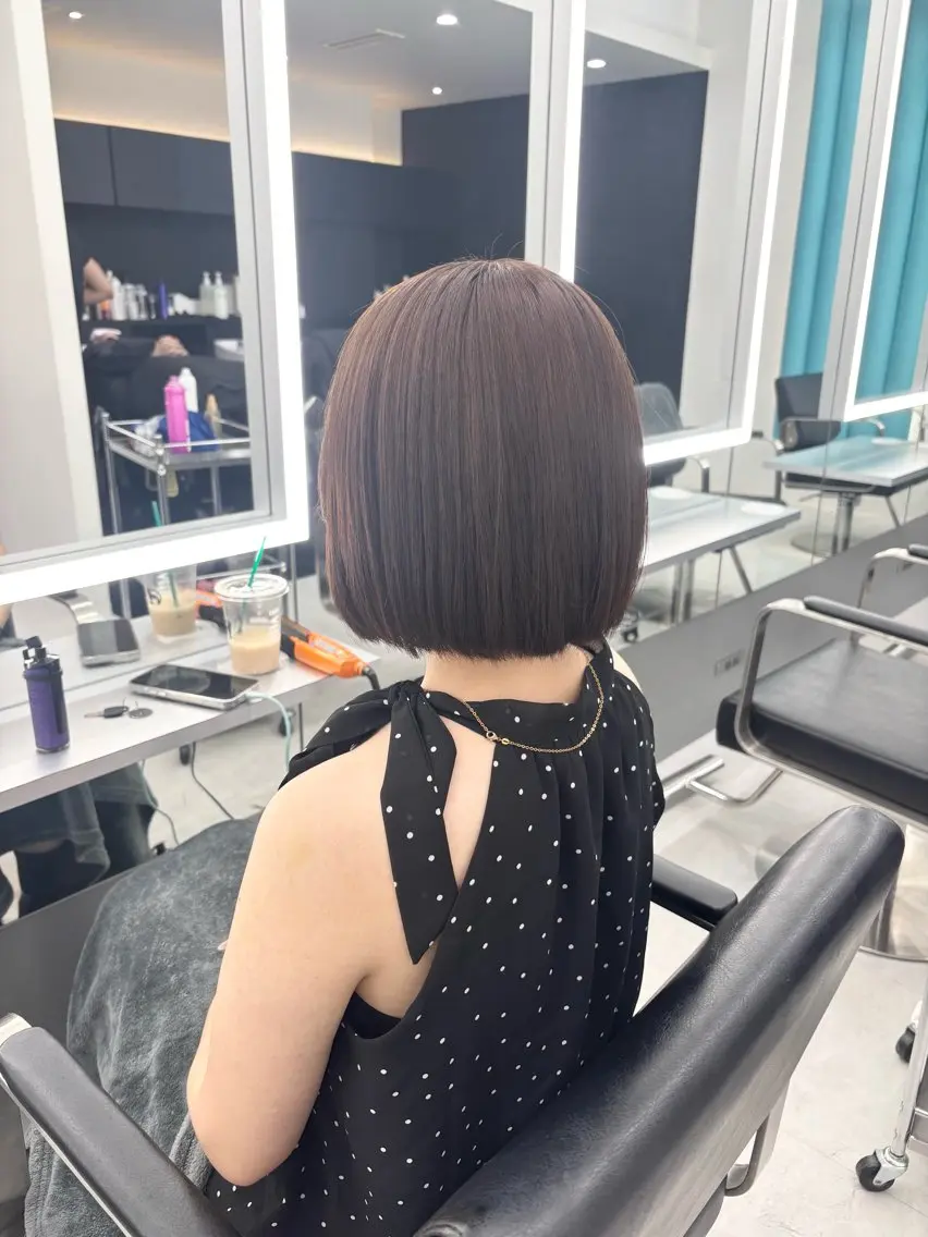 ショート カラー ブラウンカラー ナチュラルブラウン ヘアカラー TACE AYANOのヘアスタイル