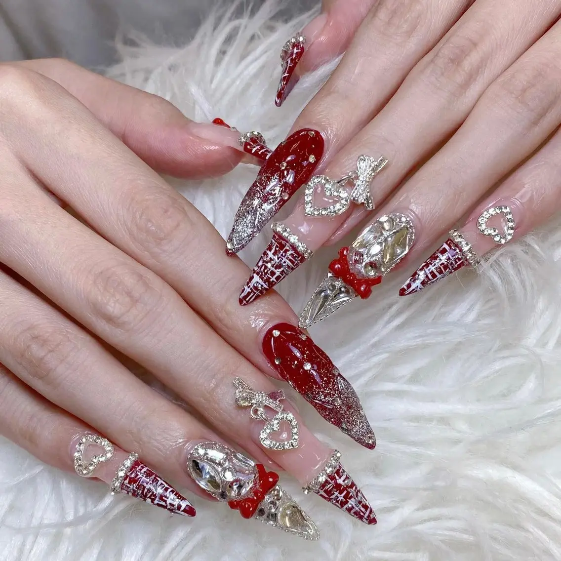 ネイル ハンドネイル ANH NAIL ゴテゴテ専門店💎のネイルデザイン