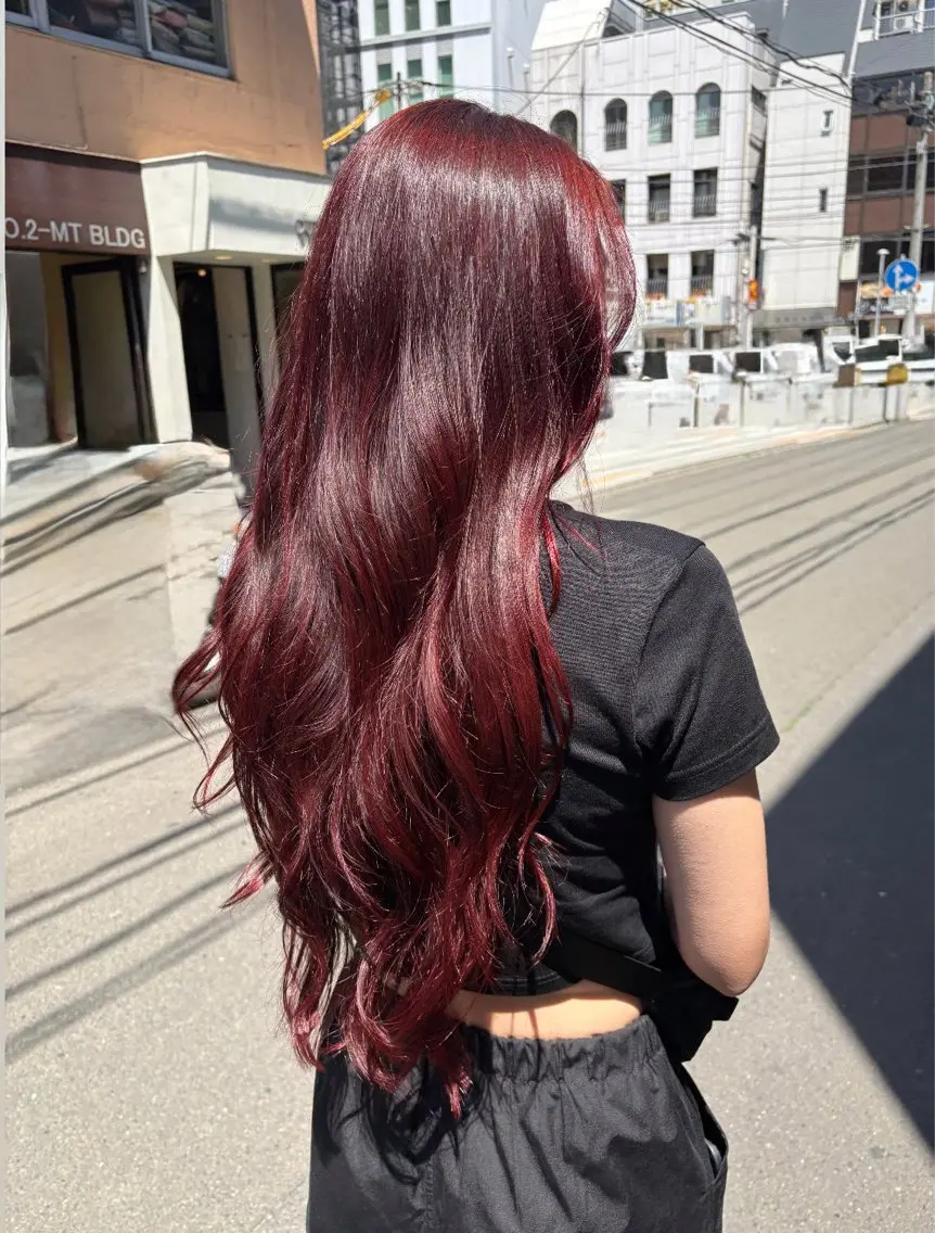 ロング カラー ヘアカラー 似合わせ🌿 AYAKAのヘアスタイル