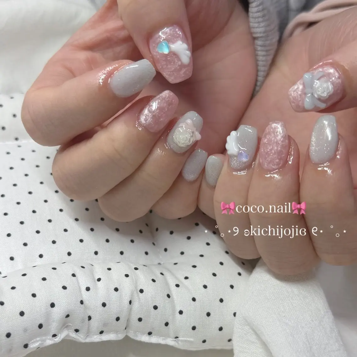 初回限定価格💫①定額ワンホン/ガーリー🎀sampleコース✨️アート2~3本✨️の写真