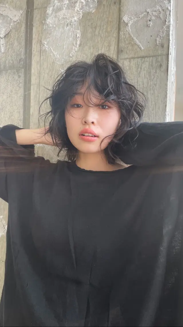 ショート パーマ 垢抜けボブ/SAHO /OAK溝の口のヘアスタイル
