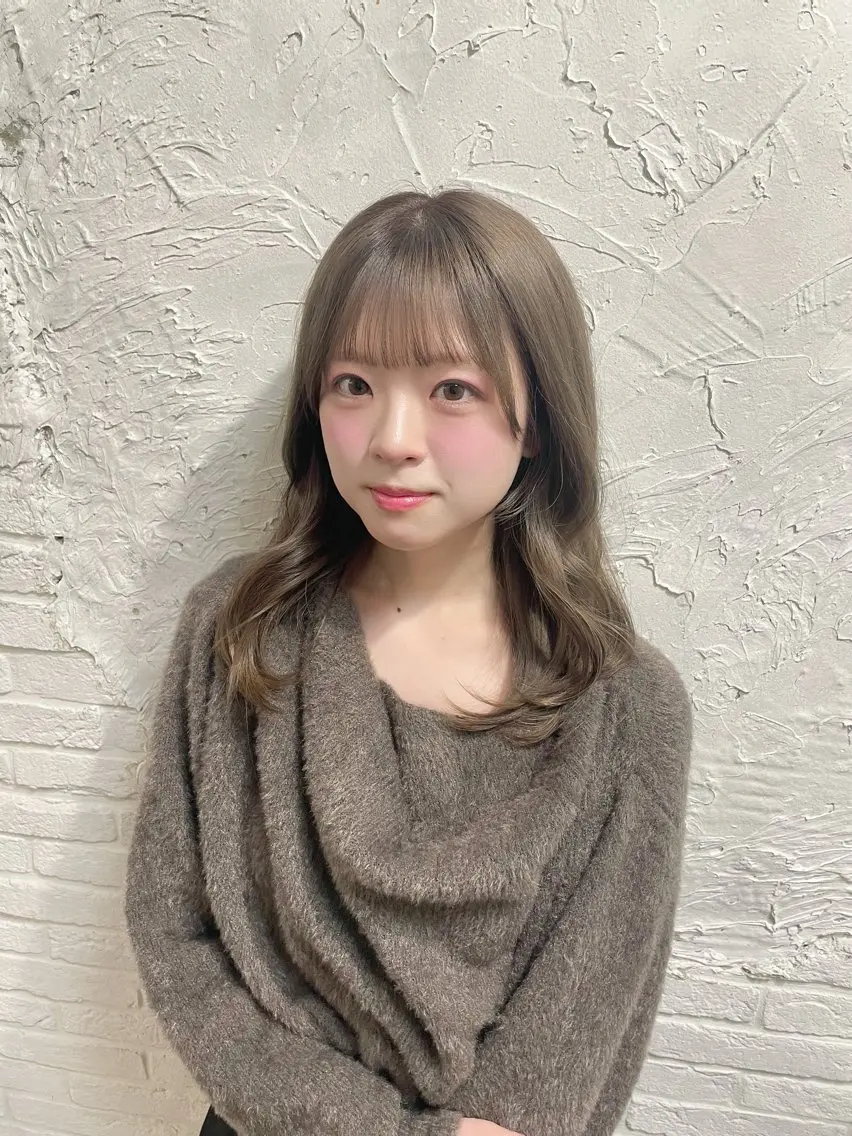 ミディアム カラー ダブルカラー 似合わせカット ヘアカラー トリートメント girly/ヘア メイクMitsukiのヘアスタイル