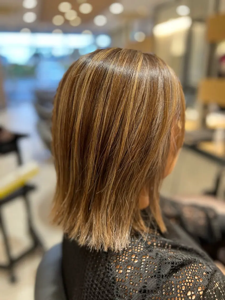 ショート カラー 透明感カラー ハイライトカラー ハイライト 髪質改善 縮毛矯正 ヘアカラー 大谷 真祈/似合わせ /ハイライト玄人のヘアスタイル